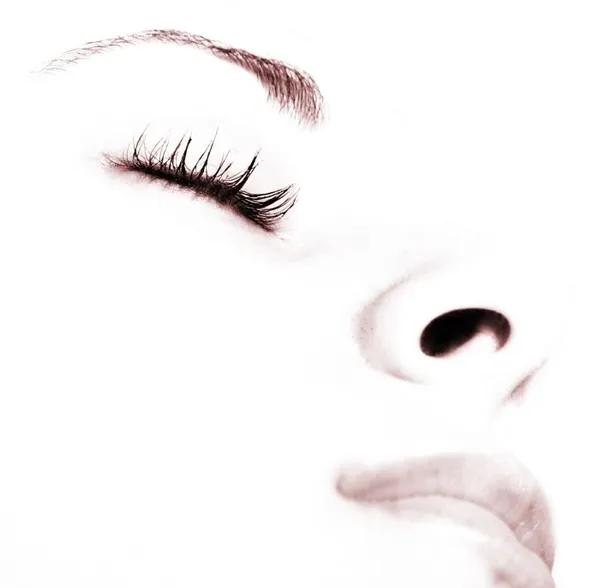 Close-up facial profile during dental aesthetic evaluation in Valdosta GA.