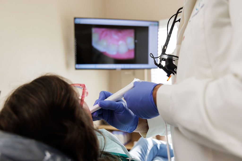 Restorative dental treatment performed by dentist in Valdosta GA.
