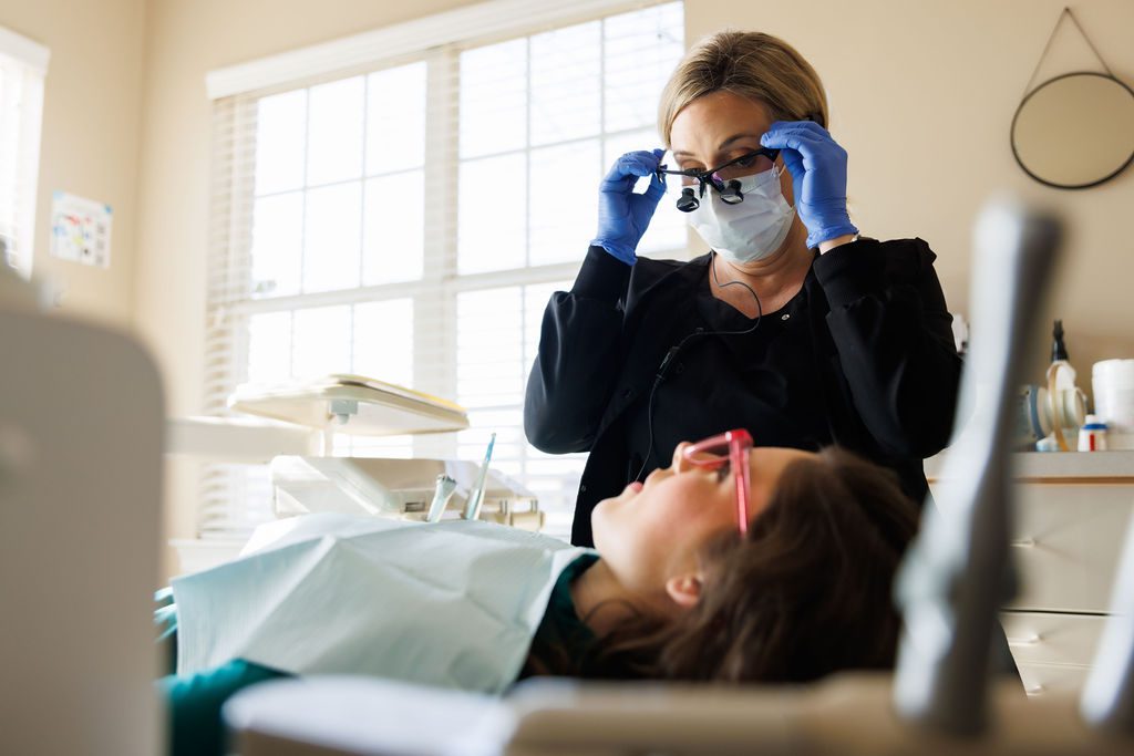 Cosmetic dental treatment performed at Valdosta GA dental office.